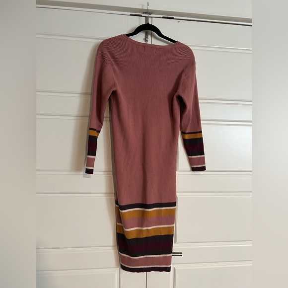 ANTHROPOLOGIE Sweater Dress Striped Maeve Free People Knit Colorblock Pilcro - Picture 2 of 6